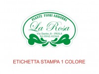 Etichette adesive per fioristi, fiorai e vivaisti (mm 39x26)  (cod.30G)